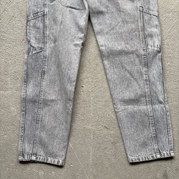 Deadstock 90s Dockers Jeans Black 28x30 Pleated Denim Levi’s Baggy Acid Vintage - Picture 11 of 13